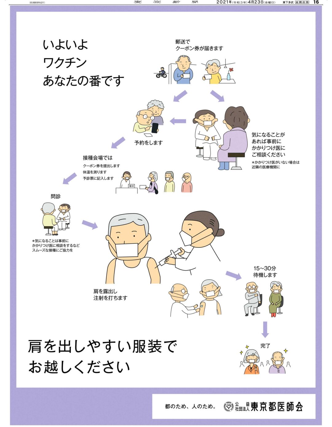 いよいよワクチンあなたの番です